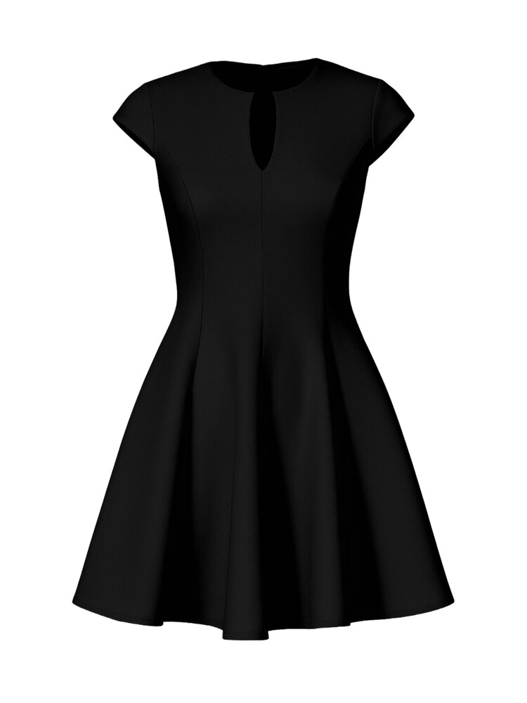 GODDIVA Minikleid Damen Größe 44 schwarz Winterkleid