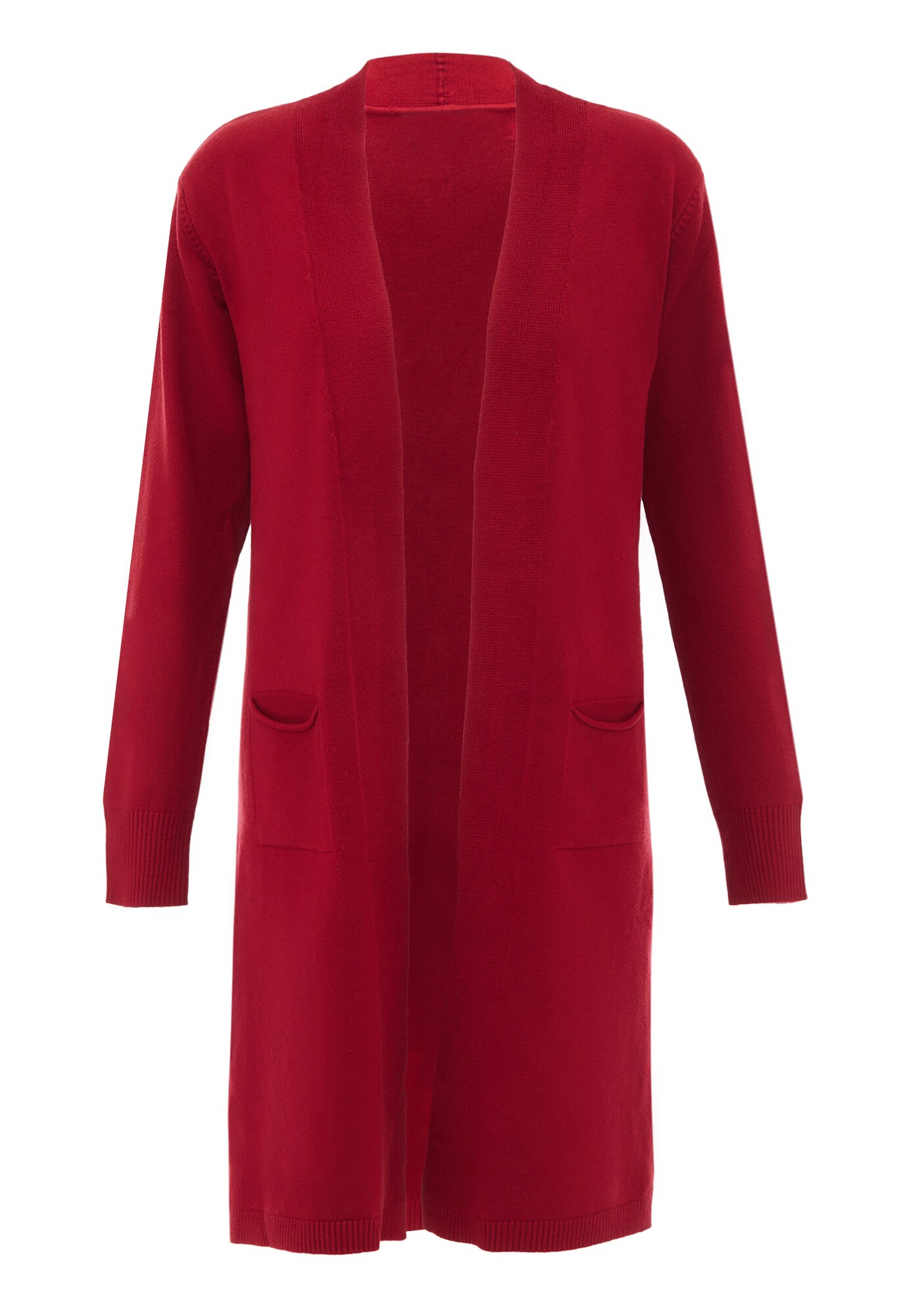 SANIKA Cárdigan rojo rubí
