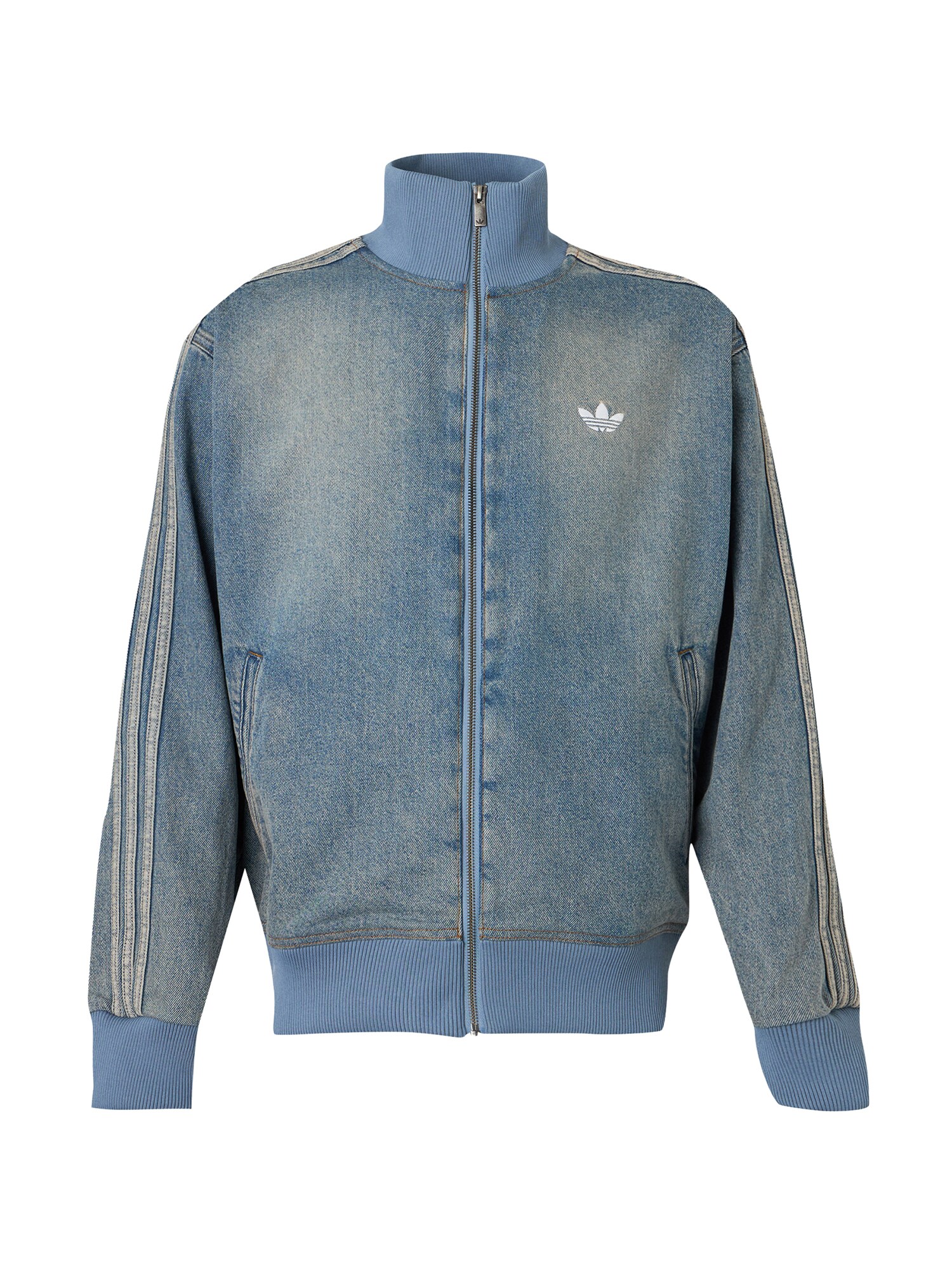 ADIDAS ORIGINALS Prechodná bunda 'Firebird Adicolor'  modrá denim