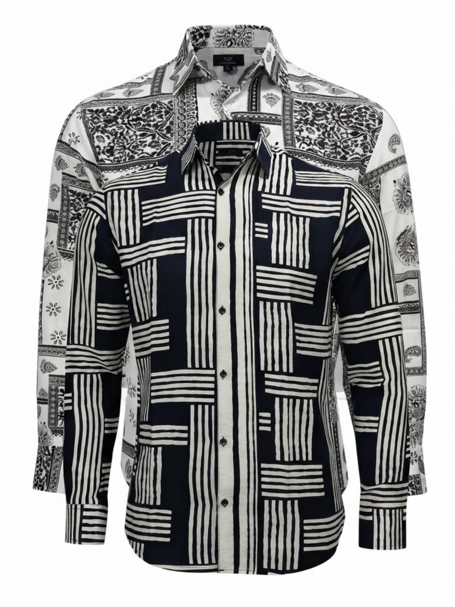 Radwa Skjorta 'Viscos floral pattern 2pc' herr