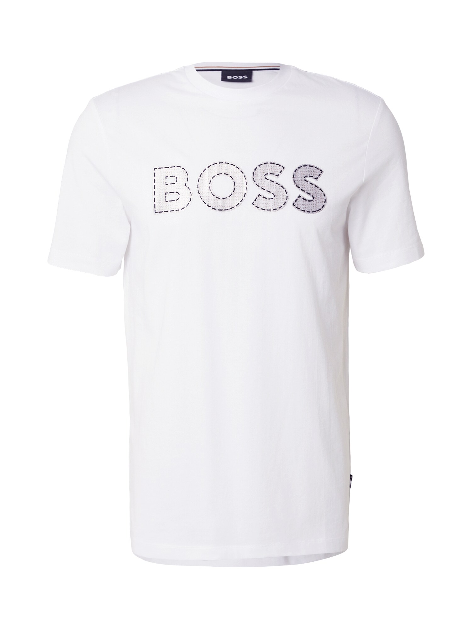 BOSS Tricou C-Thompson 89 grej / negru / alb