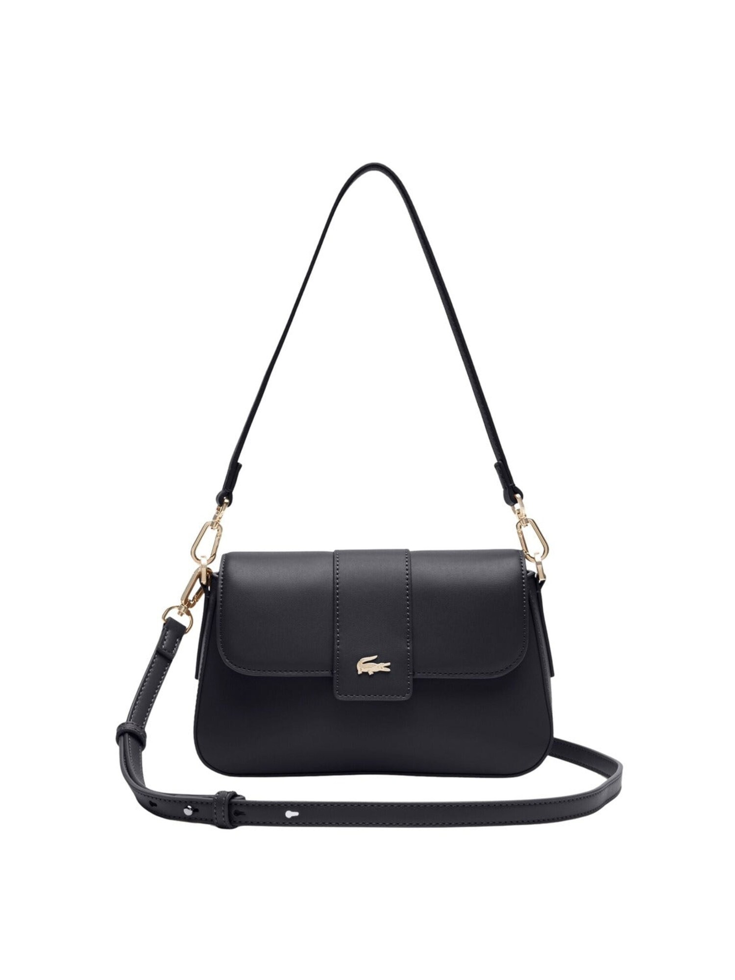 LACOSTE Torba preko ramena 'Casual' crna