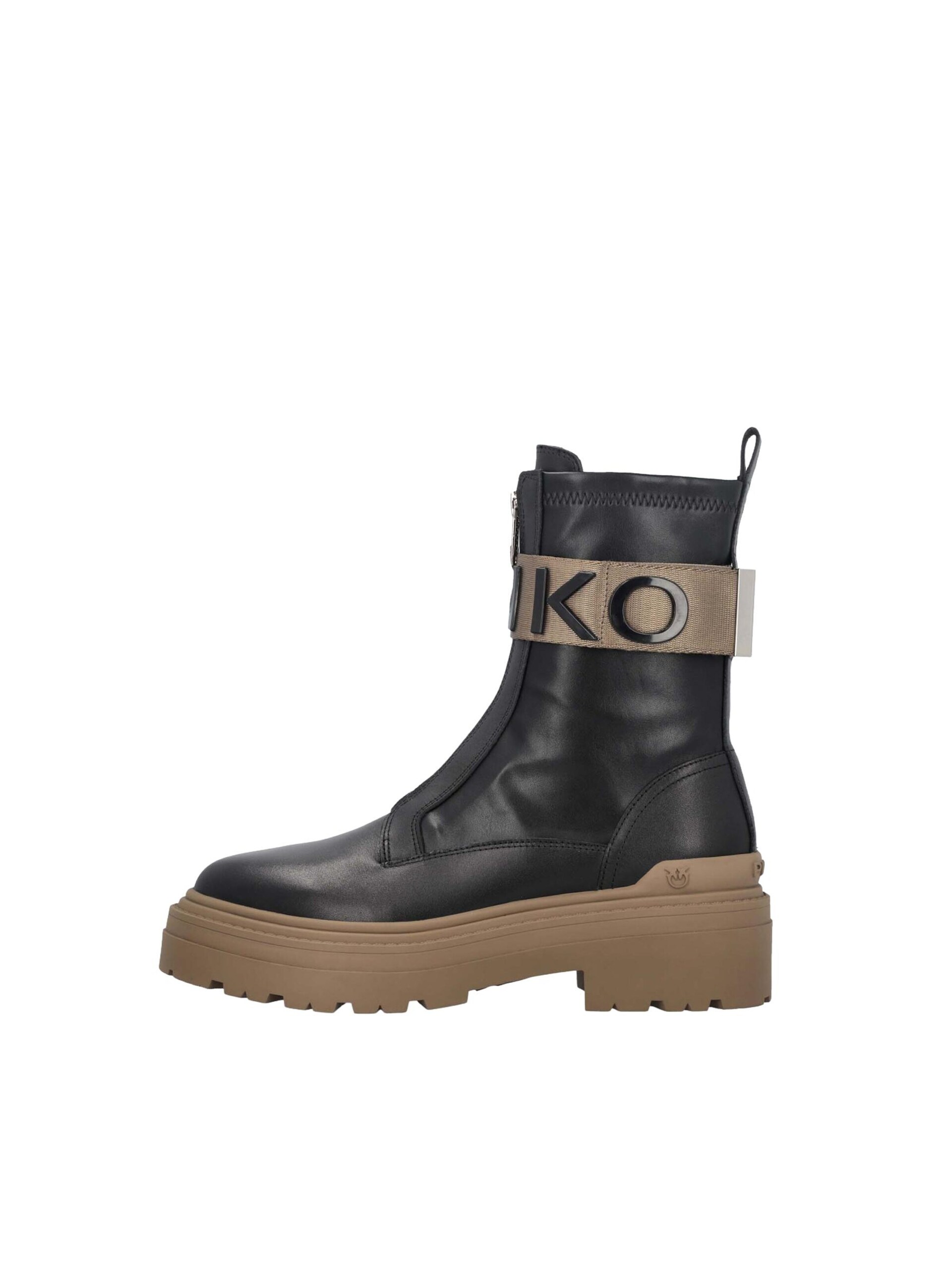 PINKO Boot 'PINKO MIA 13 ANKLE BOOT CALF LEATHER/ ST RETCH SPREADING Scarpe' kängor & boots dam
