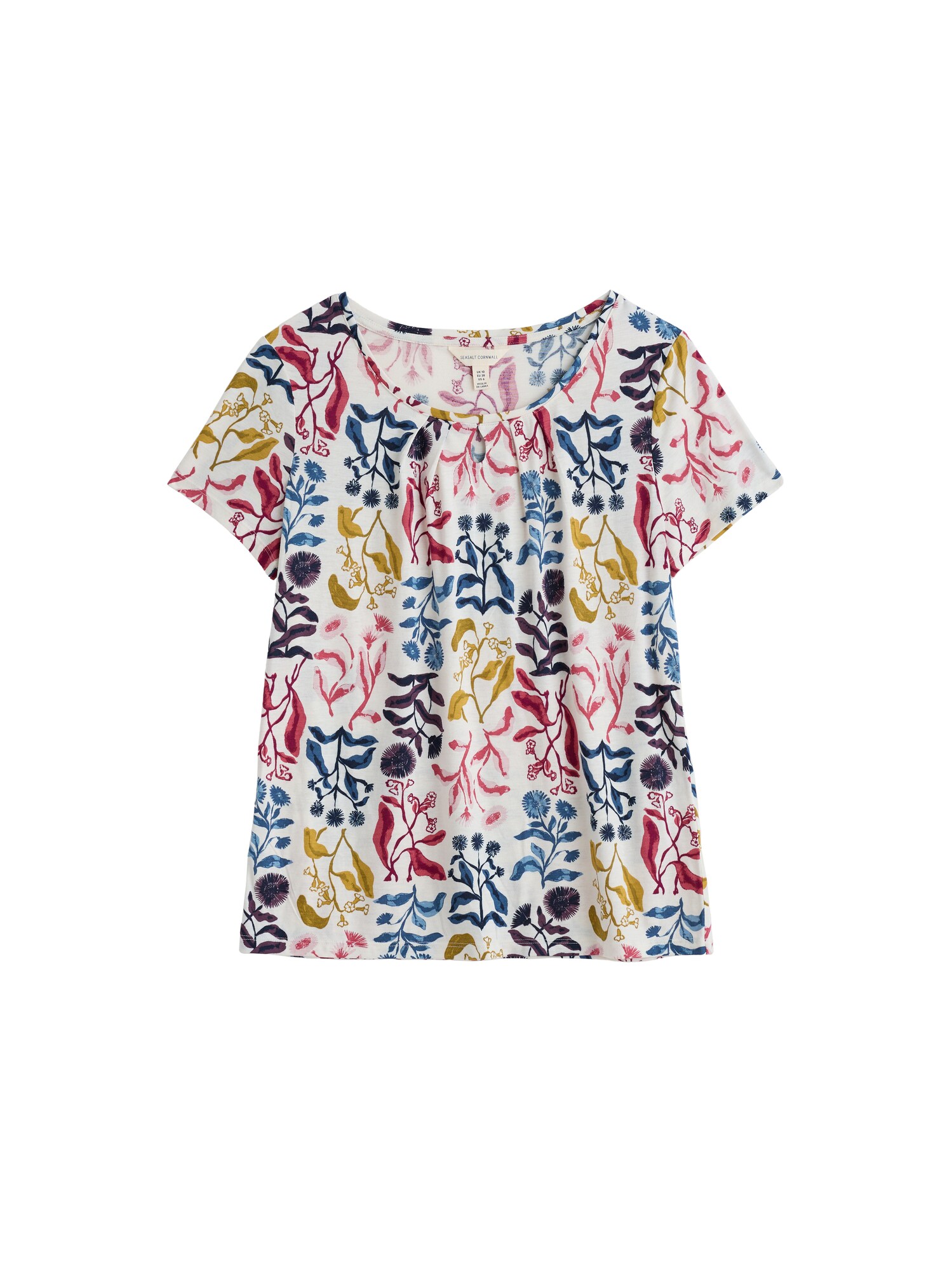Seasalt Cornwall Blusa 'Appletree'  azul / mora / frambuesa / blanco