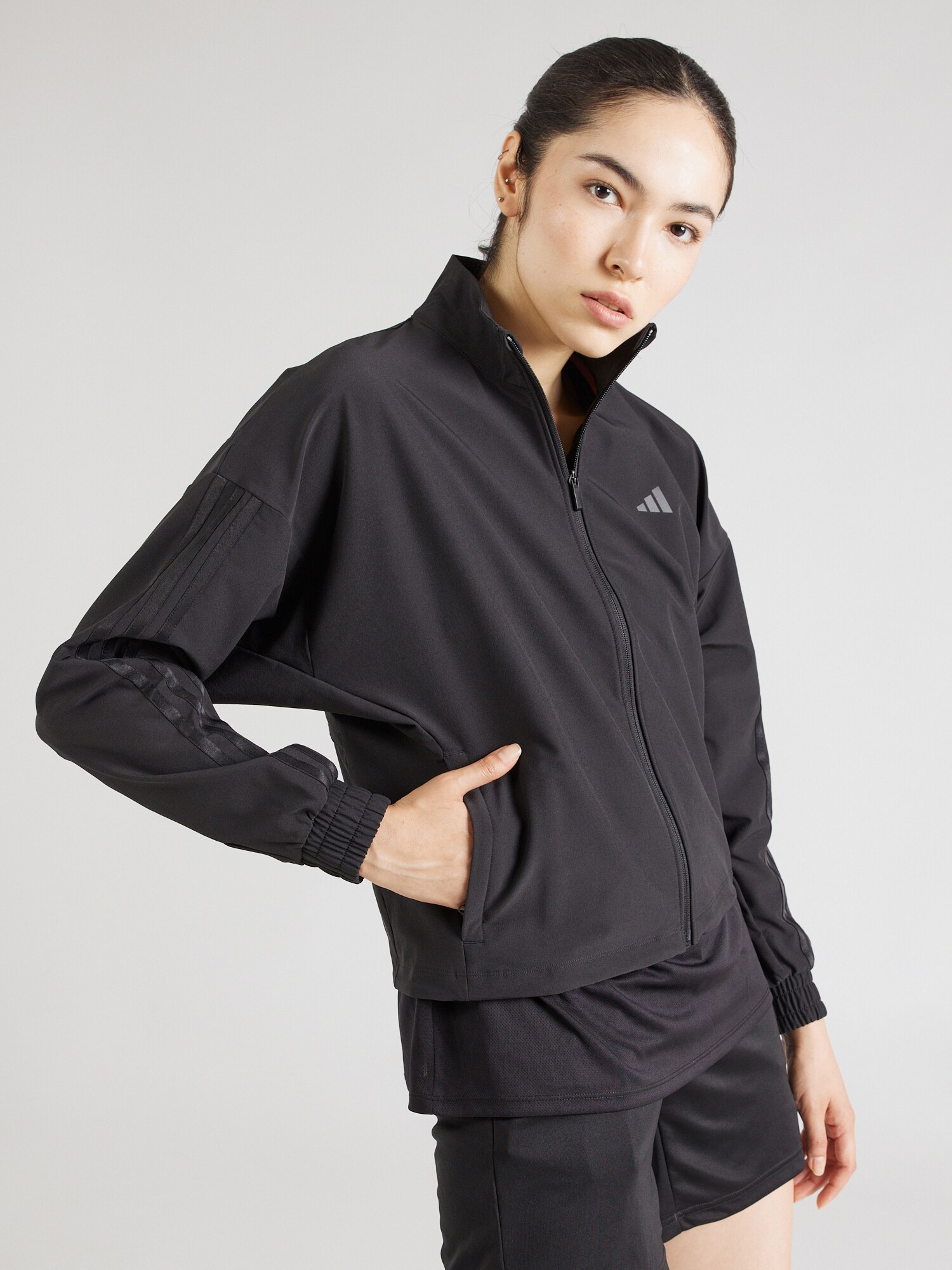 ADIDAS PERFORMANCE Tréningdzseki 'PACER'  fekete termék 2. képe