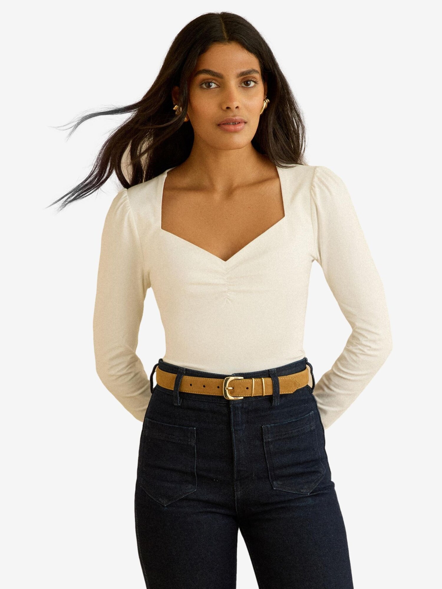 love & roses Tricou  alb