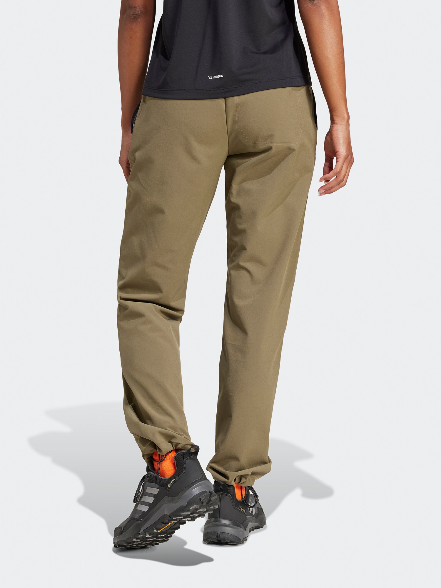 ADIDAS TERREX Outdoorové nohavice olivová / čierna / biela (obrázok 3)