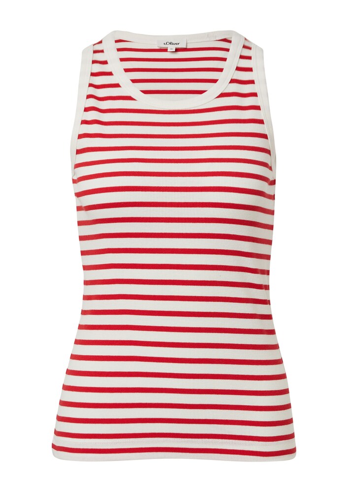 s.Oliver Shirt Damen Größe XXL beere / weiß