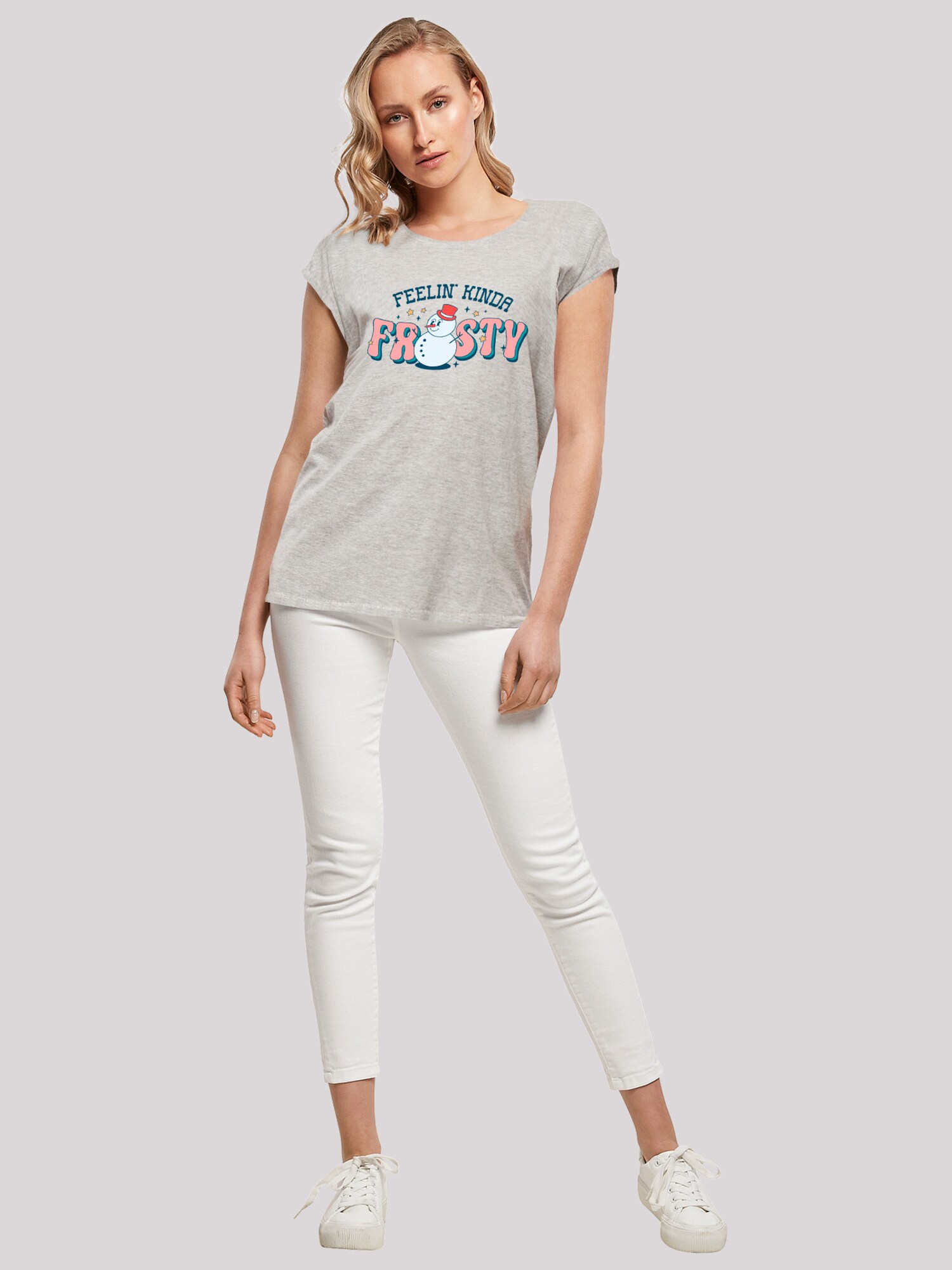 Thumbnail - F4NT4STIC Shirt Feelin Kinda Frosty Snowman