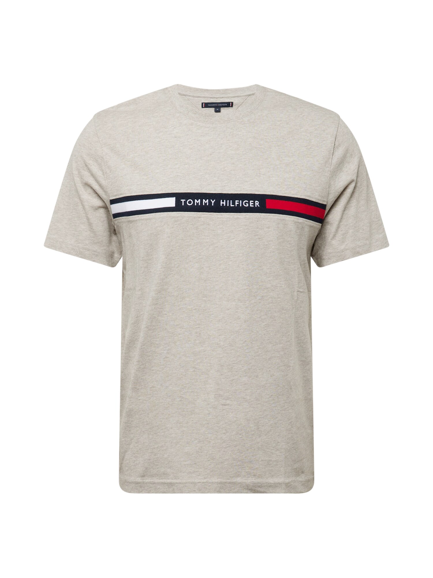 TOMMY HILFIGER Tričko  námornícka modrá / kapučíno / červená / biela