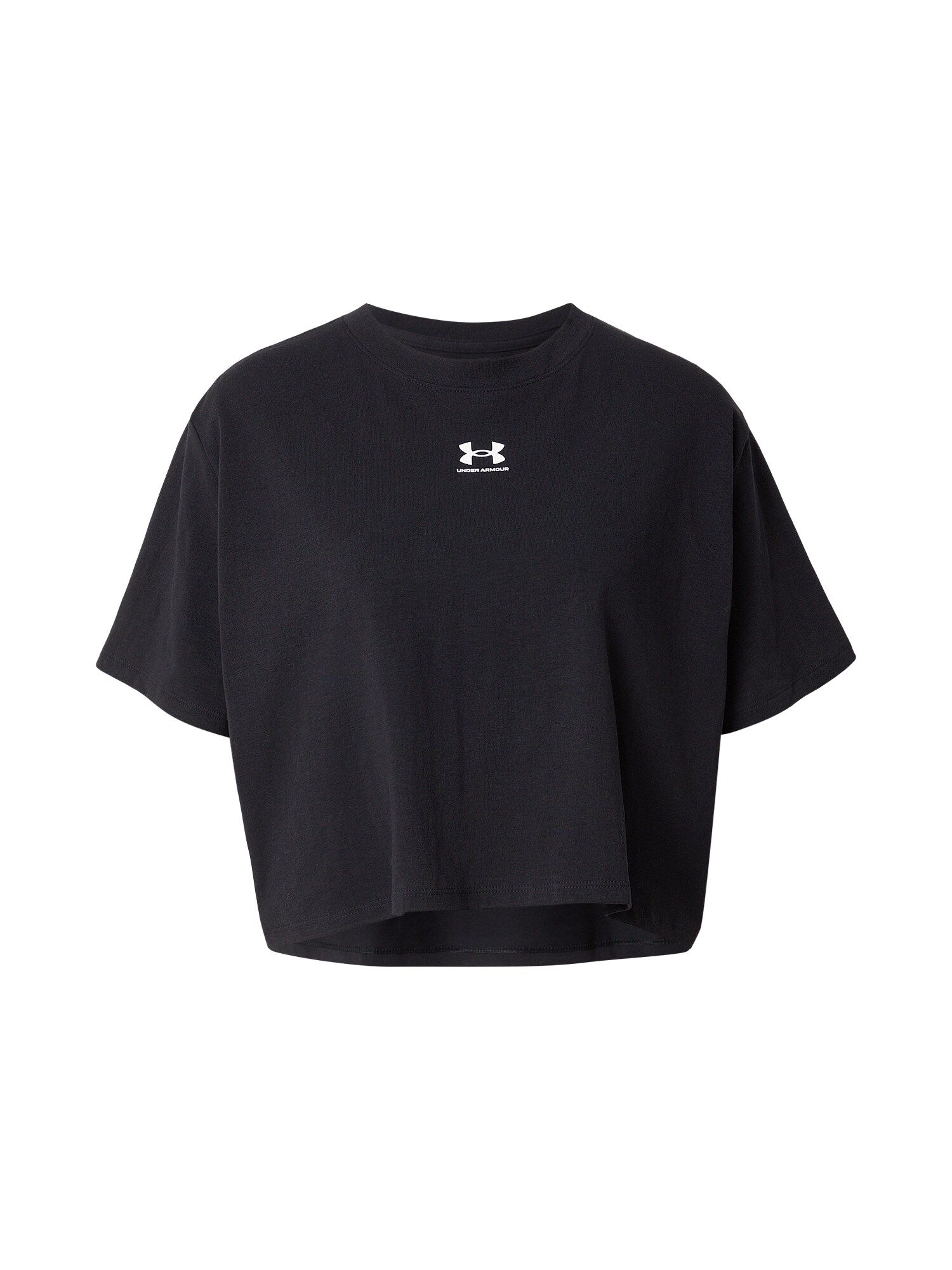 UNDER ARMOUR Tricou funcțional Rival  negru / alb