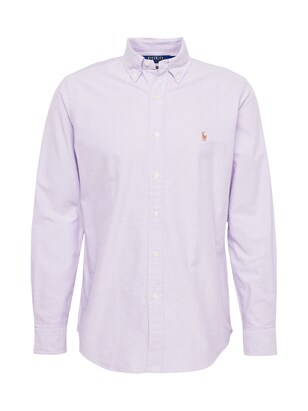 Polo Ralph Lauren Overhemd Honing / Pastellila / Wit