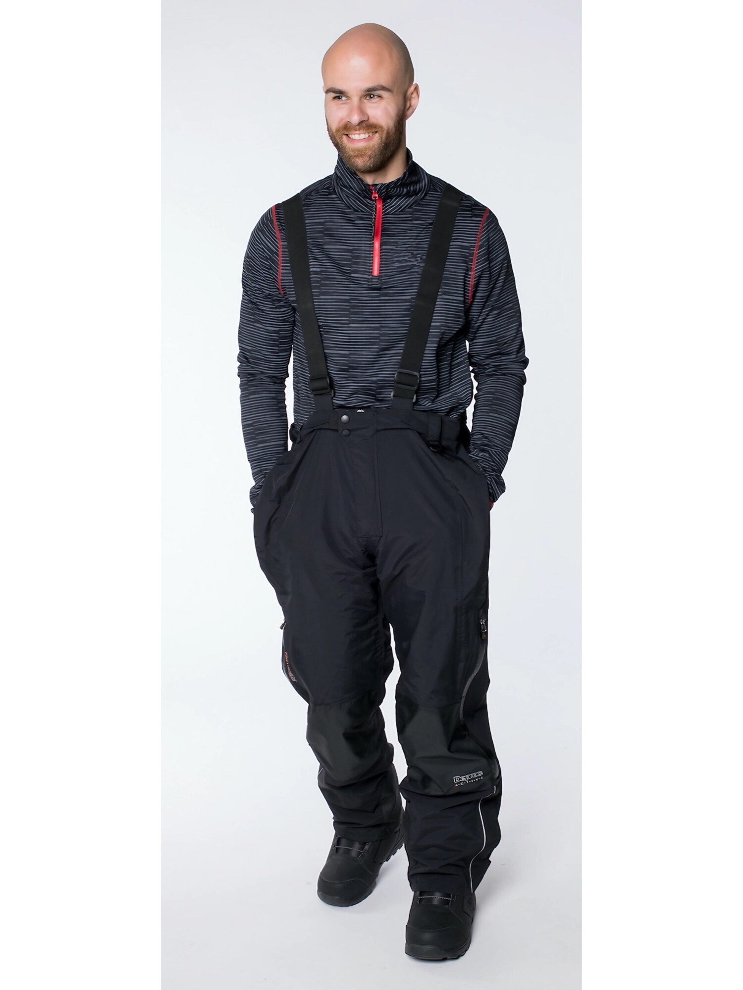 deproc Pantaloni funzionali 'SPITZBERGEN MEN II'  nero