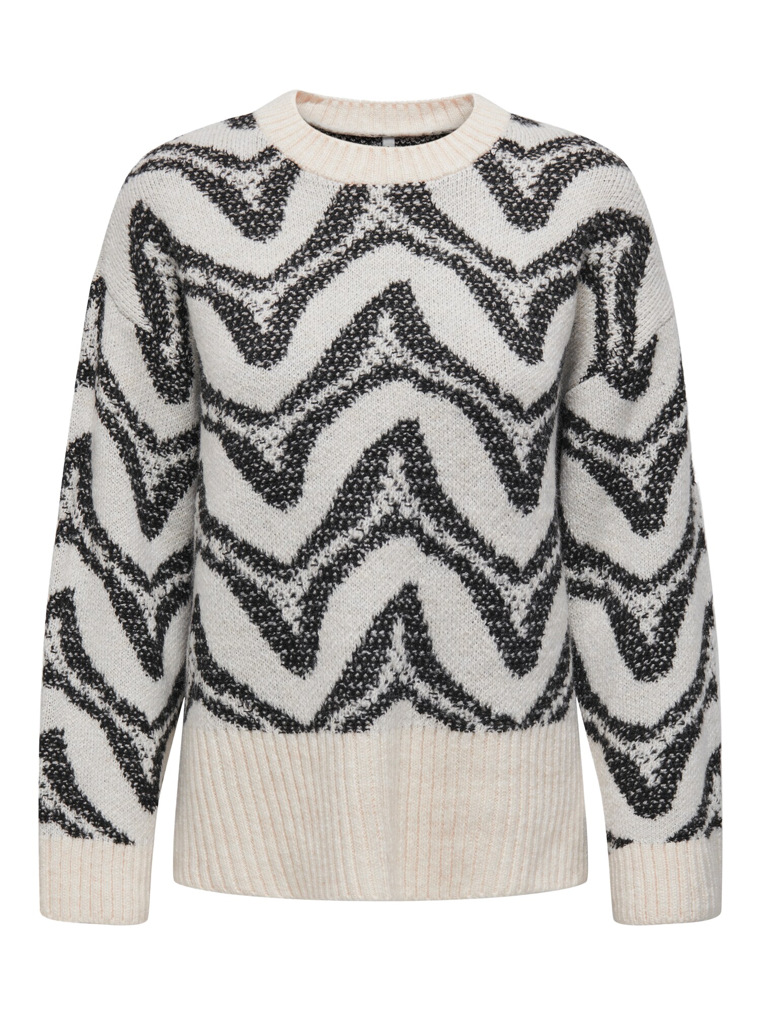 ONLY Pulover ONLJANE  negru / alb