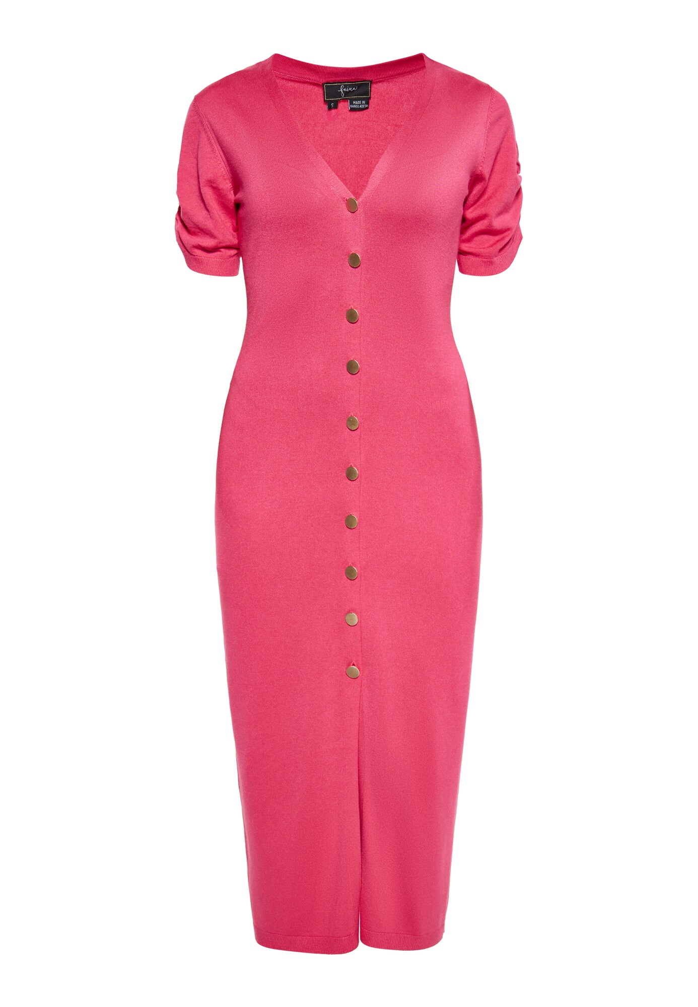 faina Rochie tricotat  roz zmeură