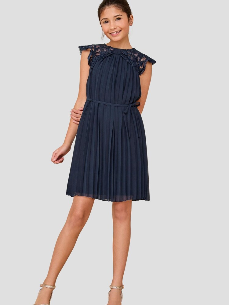 Lipsy Kleid Mädchen Größe 134 navy