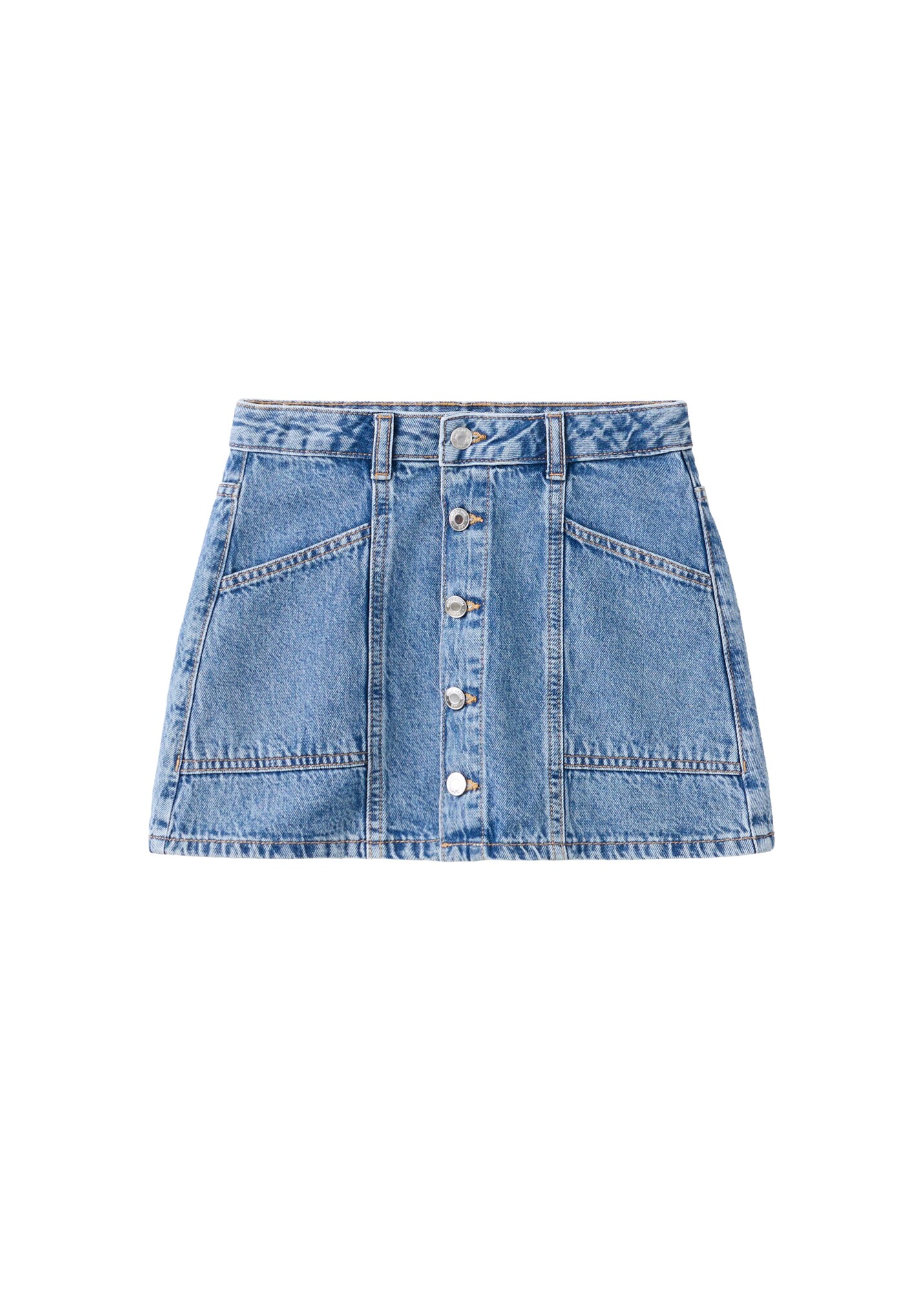 MANGO KIDS Sukňa  modrá denim