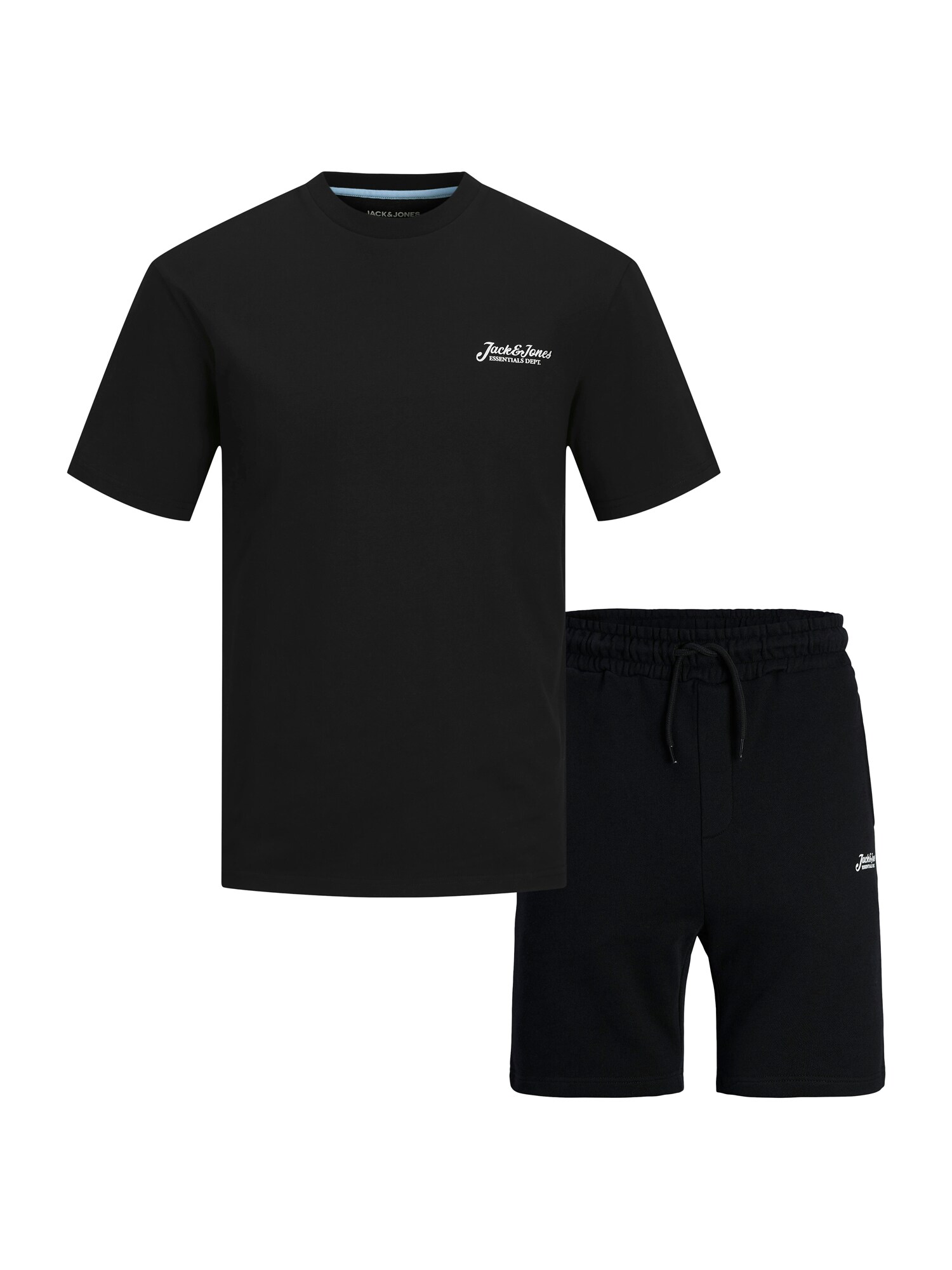Jack & Jones Plus Házi ruha 'JJBEAU'  fekete / fehér akciós termékkép 1