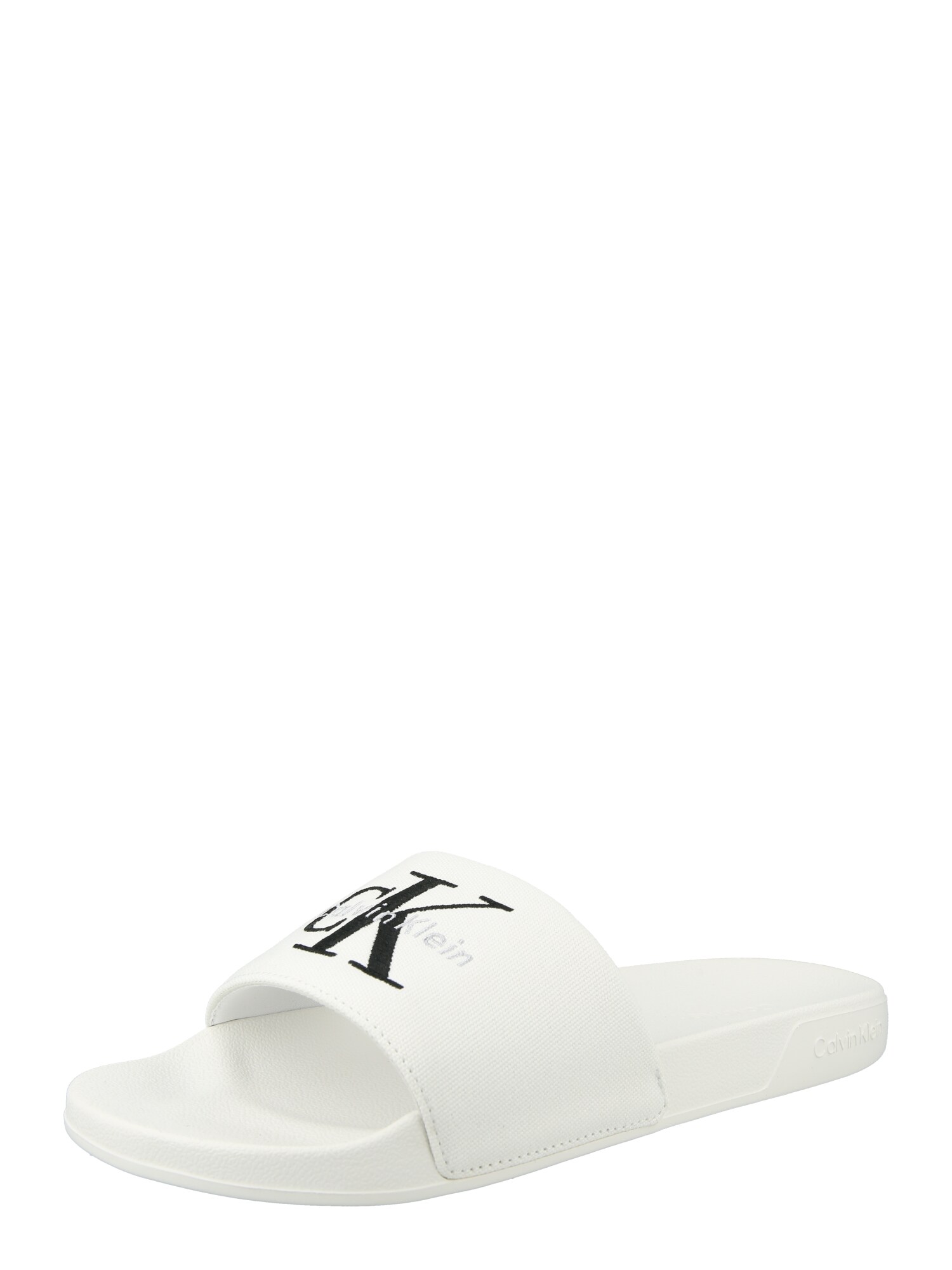 Calvin Klein Jeans Saboți ESS  negru / argintiu / alb