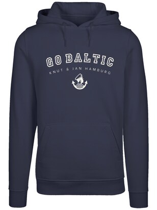 F4NT4STIC Sweatshirt ‘Go Baltic’ Donkerblauw / Wit