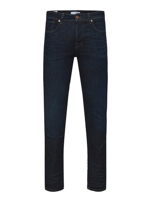 Selected Homme Jeans ‘Leon’ Donkerblauw