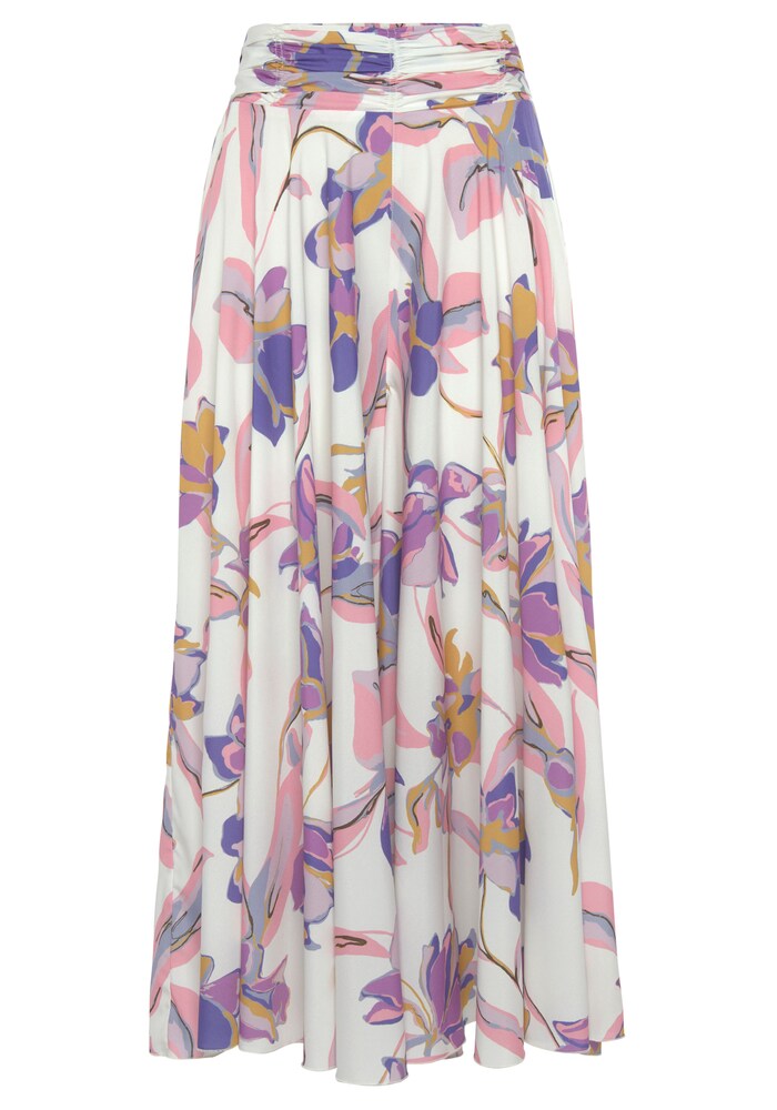 LASCANA Hosenrock Damen Größe 34 mischfarben / weiß