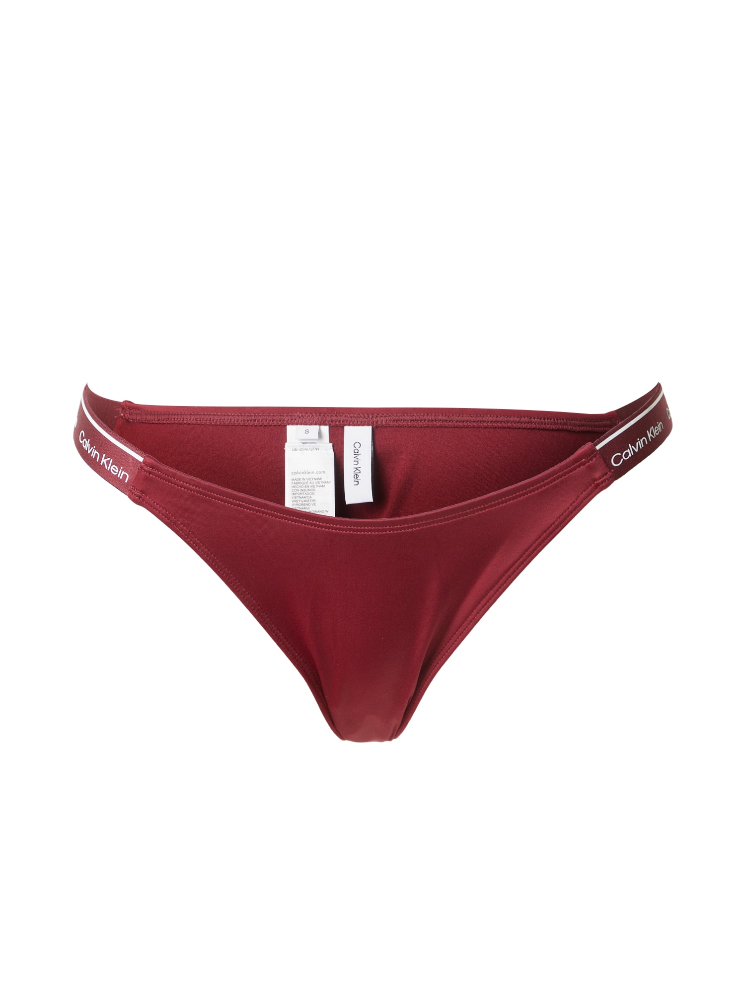 Calvin Klein Swimwear Slip costum de baie  mov zmeură / alb