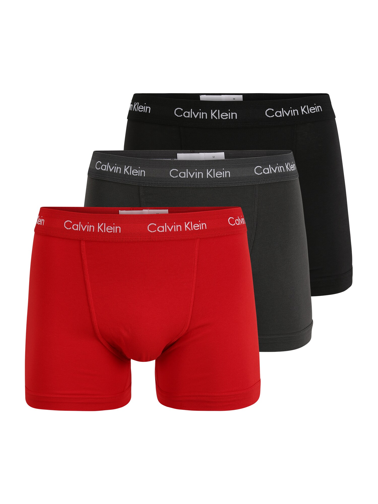 Calvin Klein Underwear Boxer trumpikės  antracito / juoda / raudona