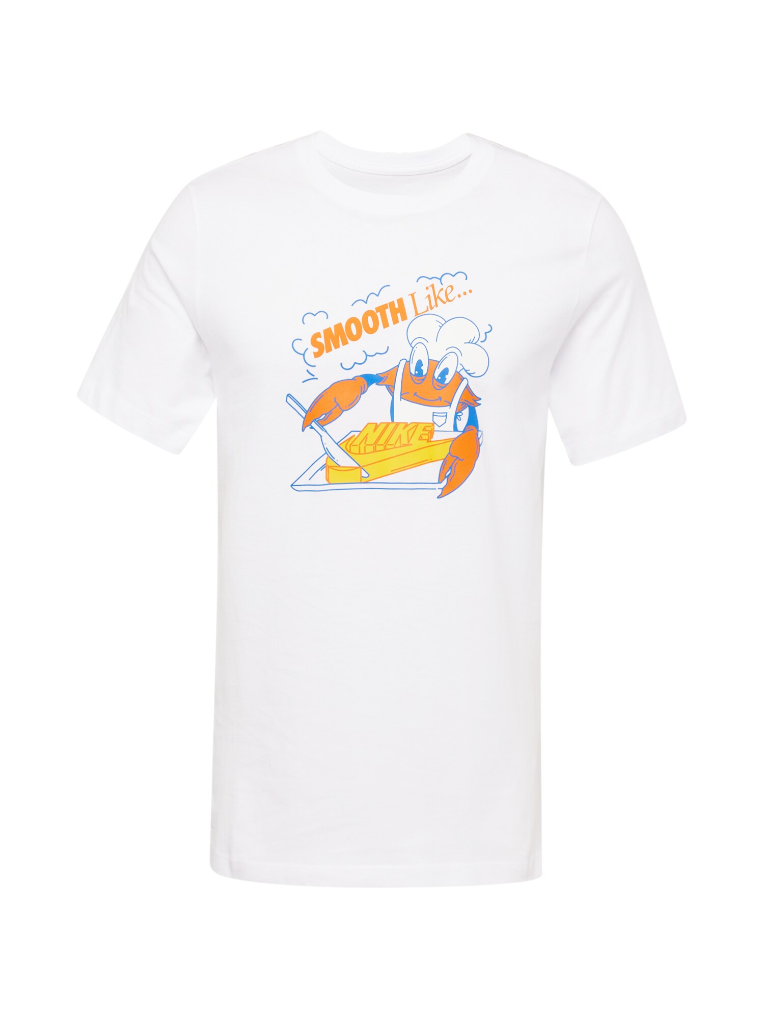Nike Sportswear Póló  tengerészkék / sárga / sötét narancssárga / fehér