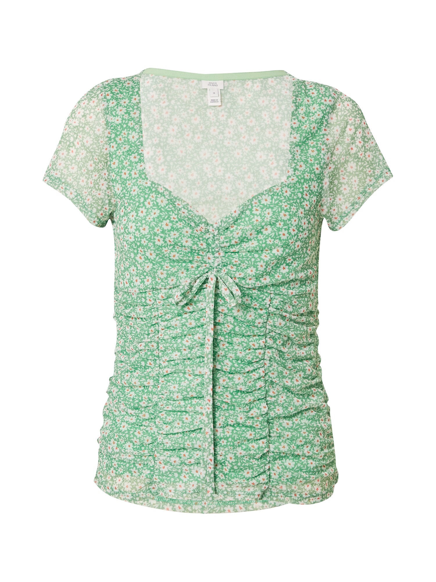 River Island Póló  sárga / zöld / fehér akciós termékkép 1
