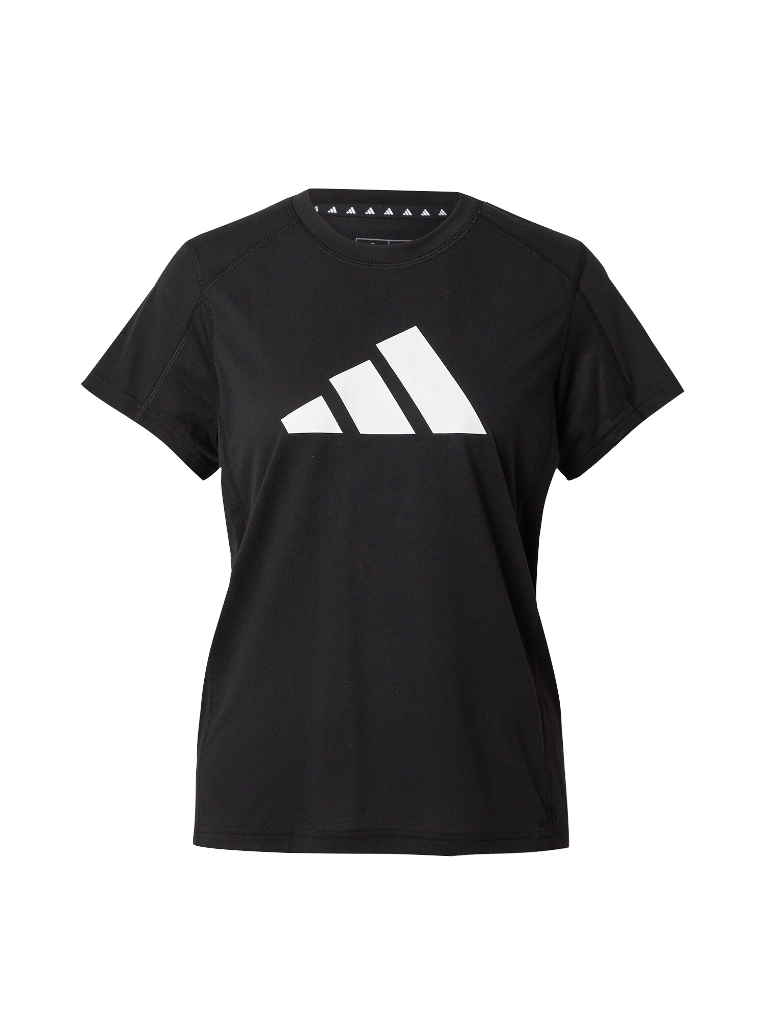 ADIDAS PERFORMANCE Tricou funcțional  negru / alb