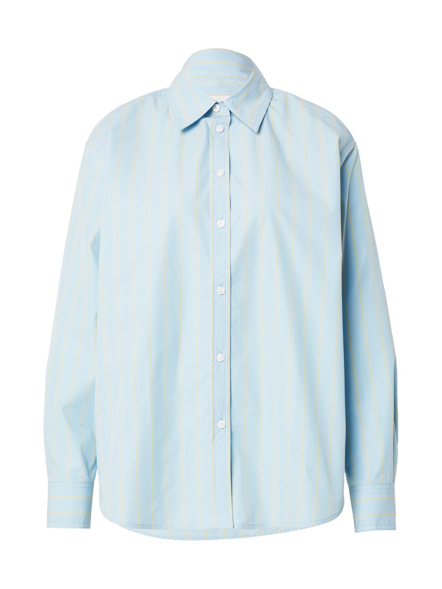 Calvin Klein Jeans Bluză  albastru pastel / galben pastel / alb murdar