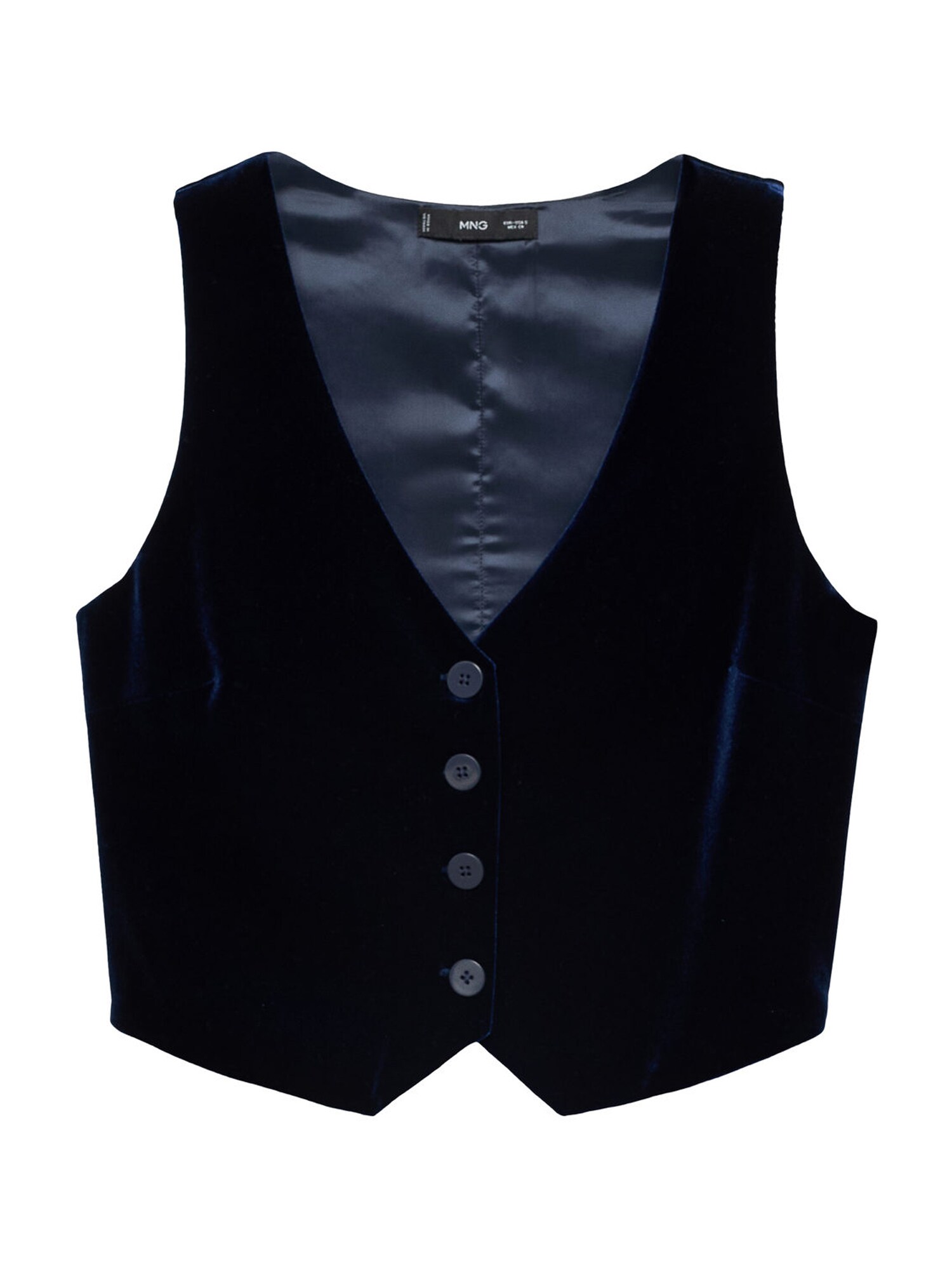 MANGO Vestă de costum XENPHI  albastru gențiană