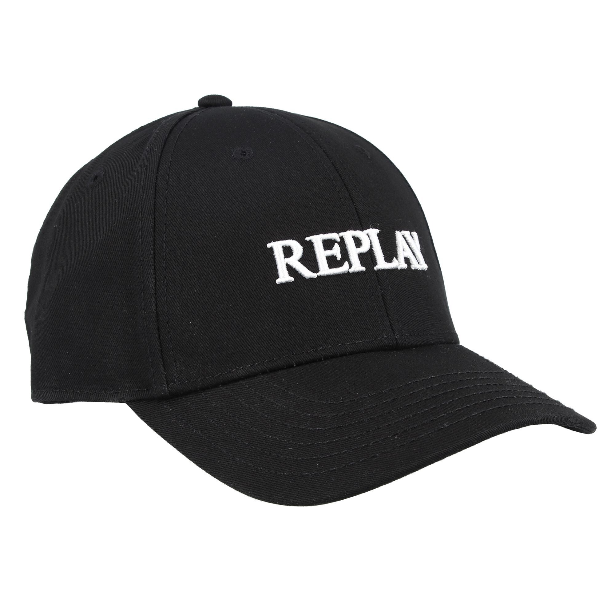 REPLAY Sapkák  fekete / fehér akciós termékkép 1