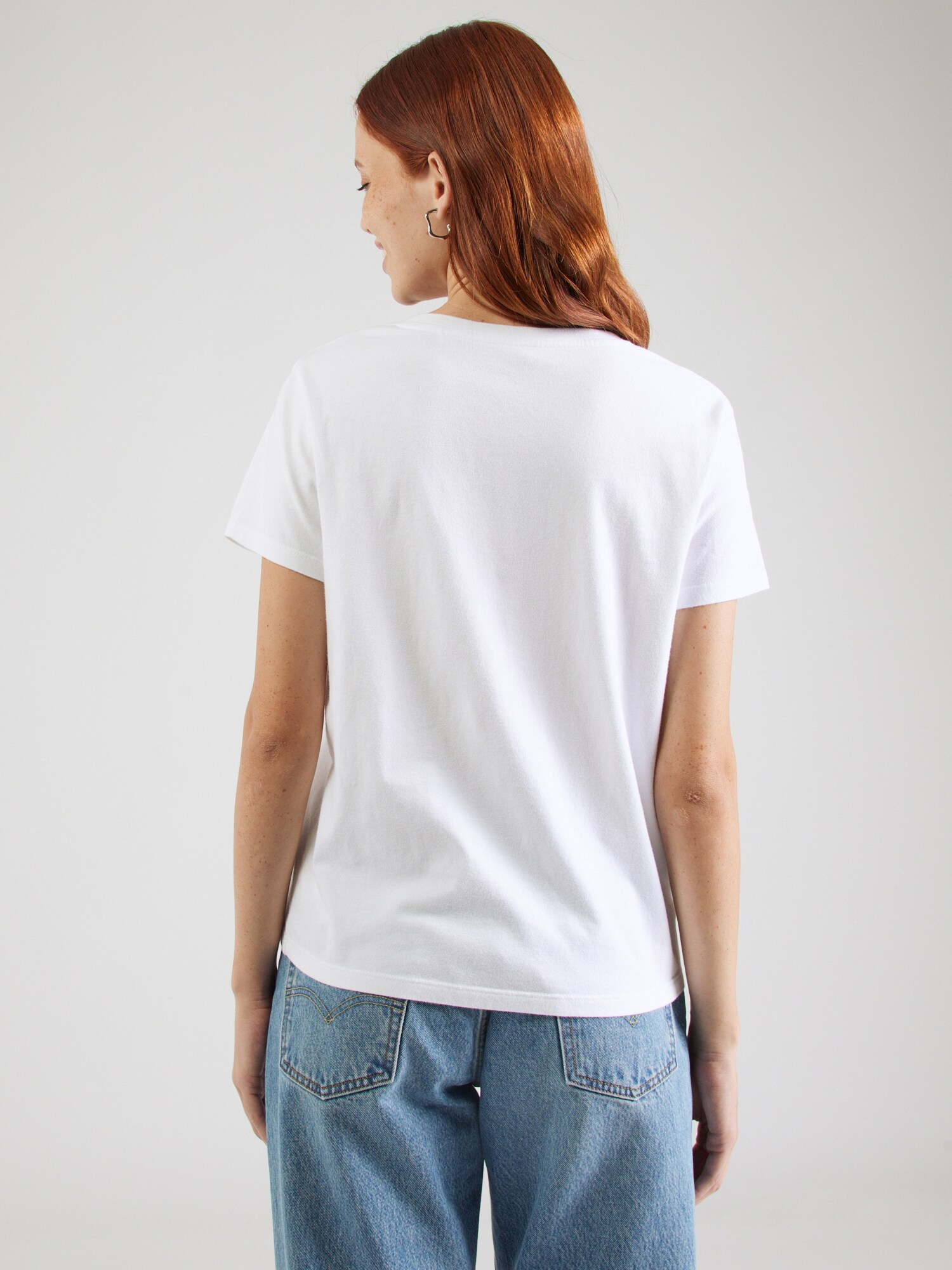 LEVI'S ® Póló 'PERFECT'  szürke / fehér termék 2. képe