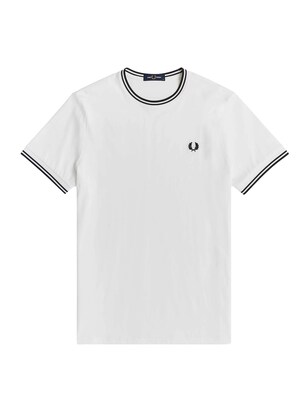 Fred Perry Shirt Zwart / Wit