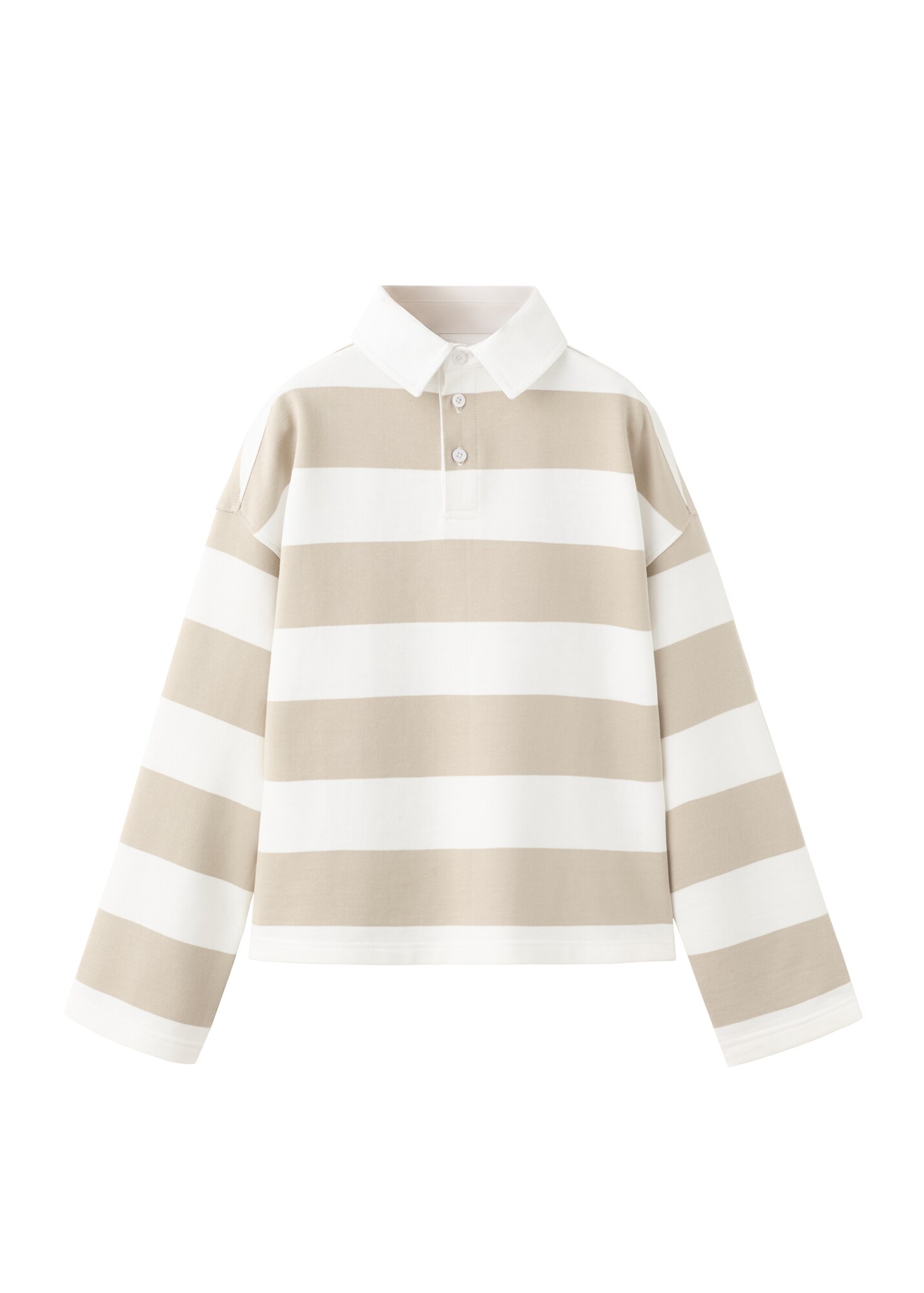 MANGO KIDS Tričko  béžová / biela