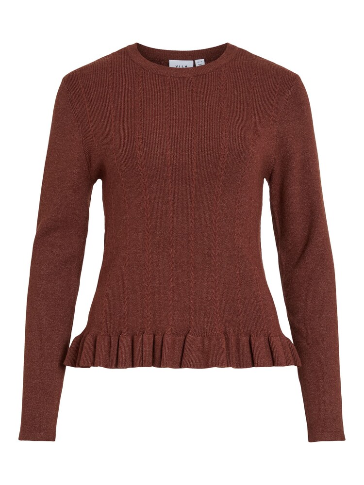 VILA Pullover 'NORTHY' Damen Größe L burgunder