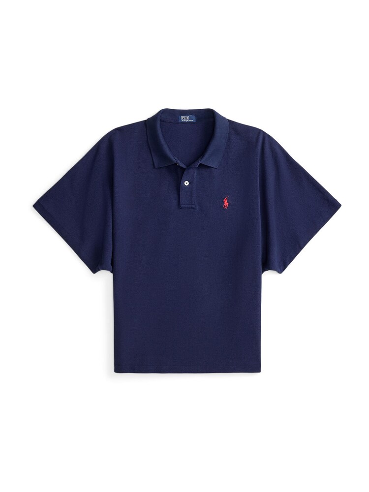 Polo Ralph Lauren Poloshirt Damen Größe L navy / rot