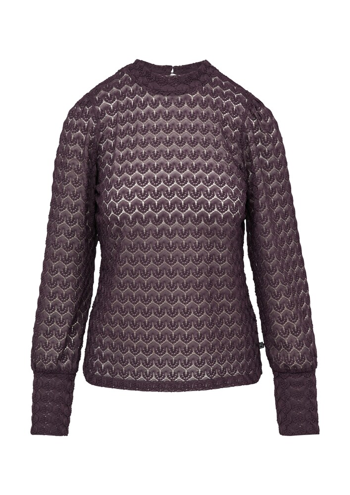 QS Shirt Damen Größe XL aubergine