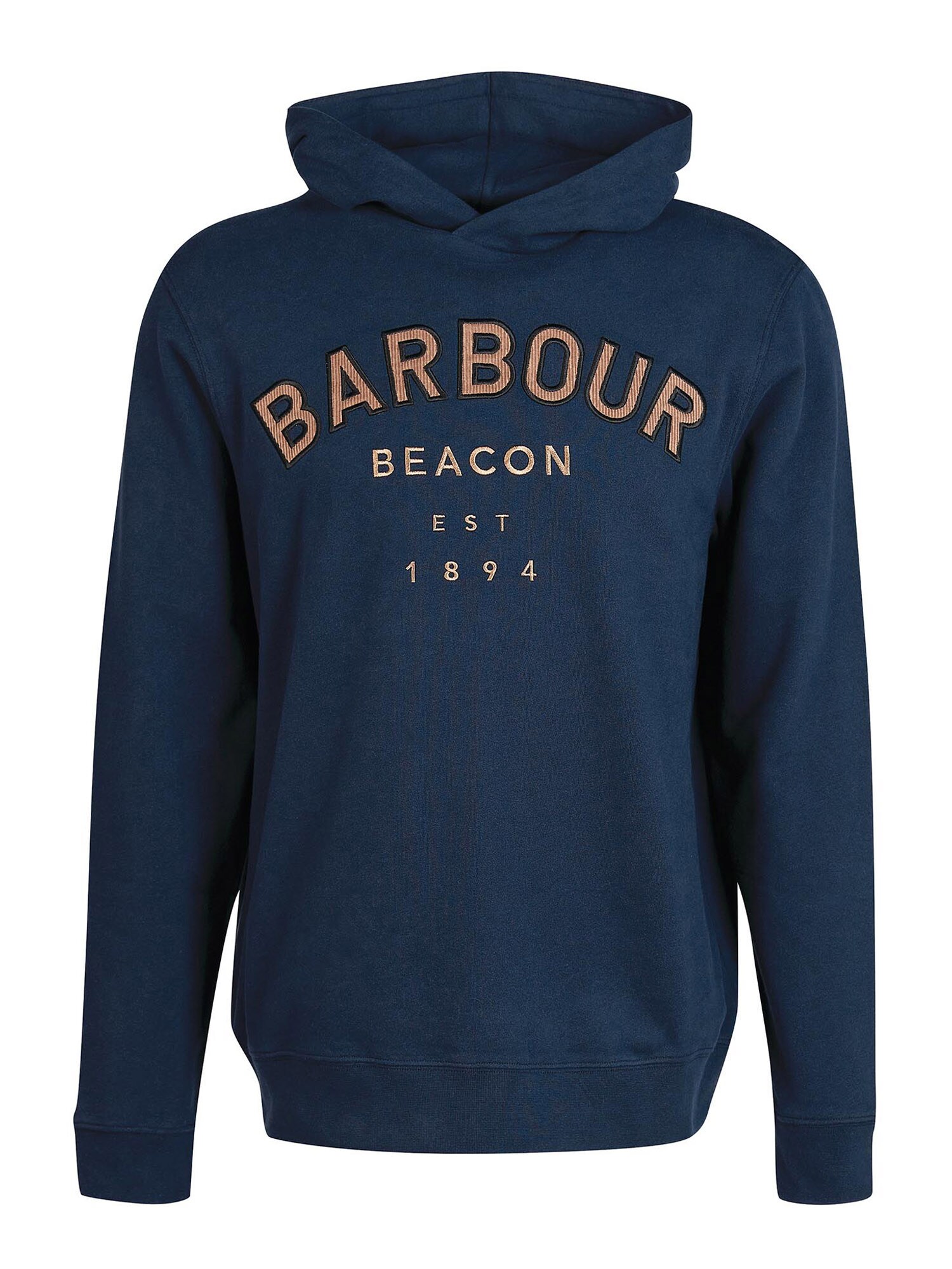 Barbour Beacon Megztinis be užsegimo smėlio spalva / tamsiai mėlyna / juoda
