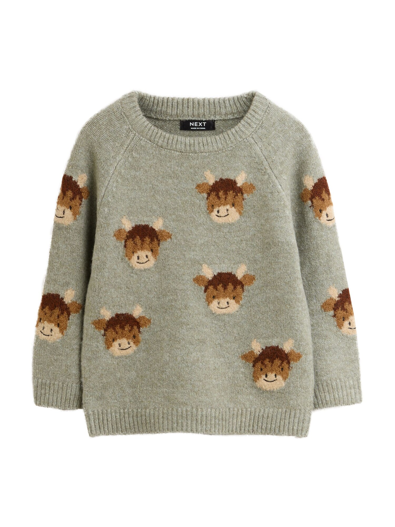 Next Pulover  maro / verde pastel