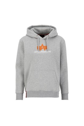 alpha industries Sweatshirt Grijs gemêleerd / Oranje / Wit