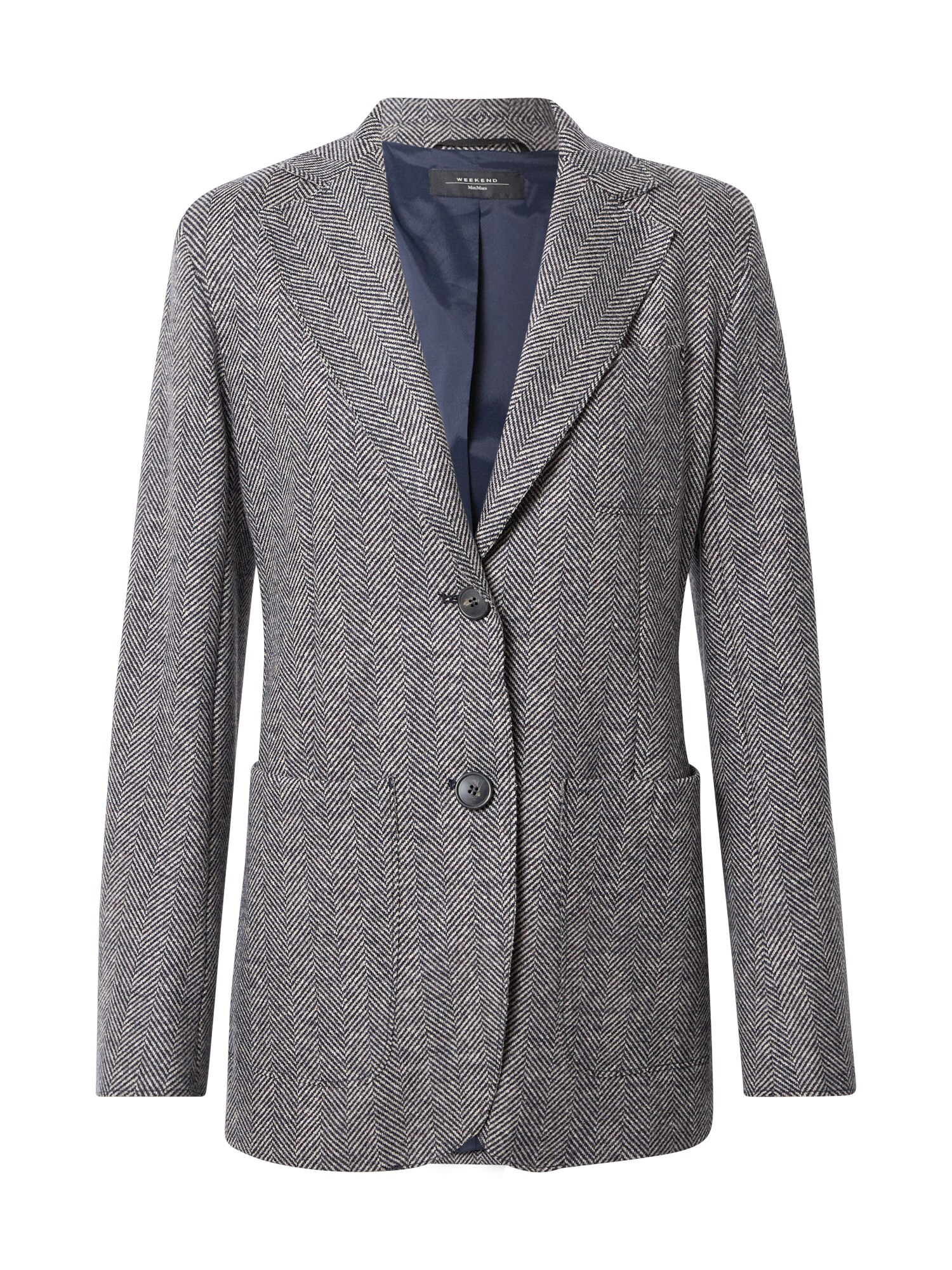 Weekend Max Mara Blazer švarkas 'Pausa'  pilka / juoda