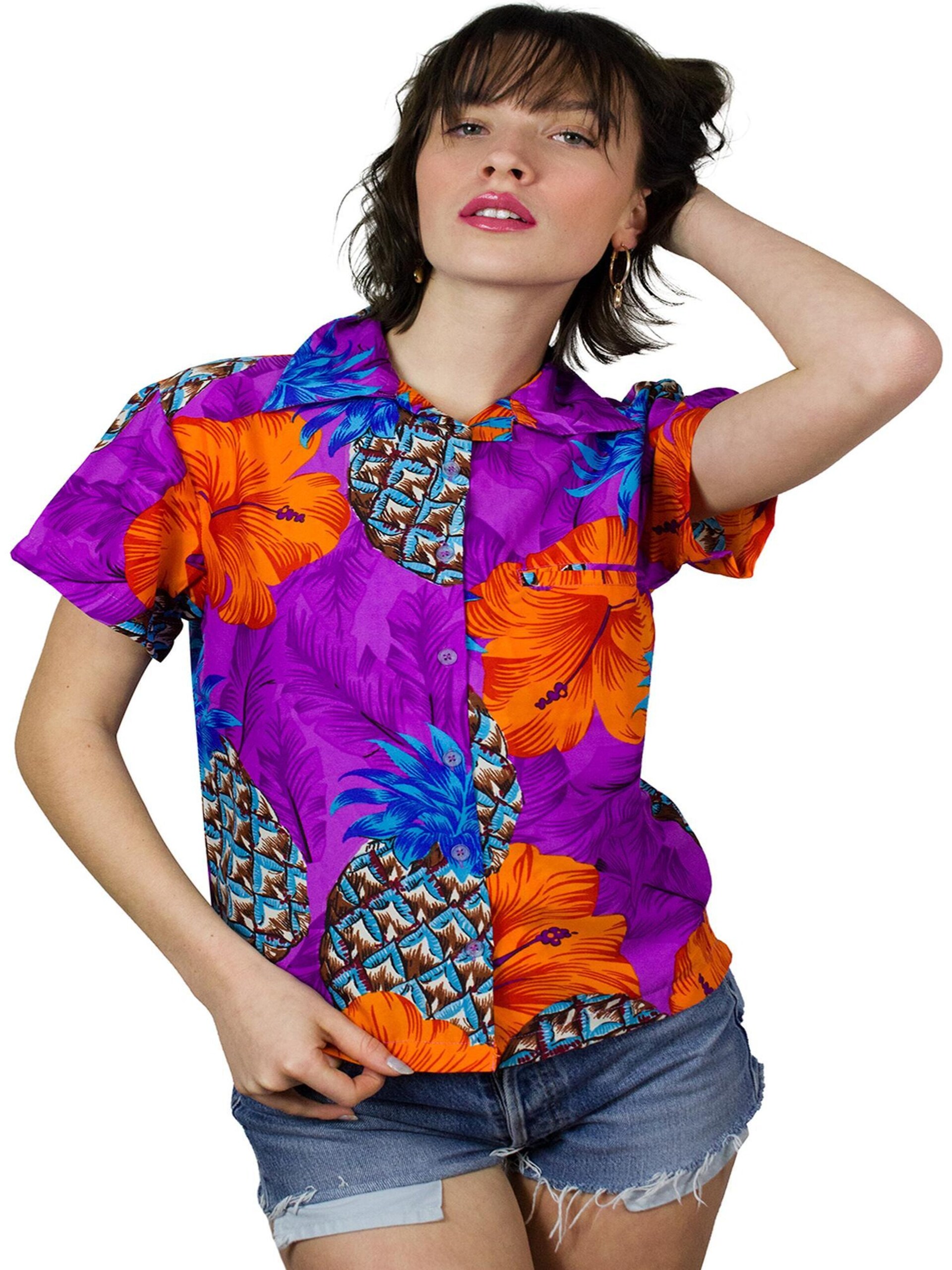 King Kameha Blus 'Pineapple Hibiscus Shadow Line' dam