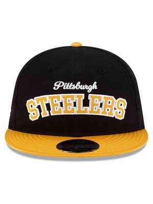 NEW ERA Gorra 'Gorra new era negra pittsgbourg steelers nfl historic 9fifty rc pitste='  negro