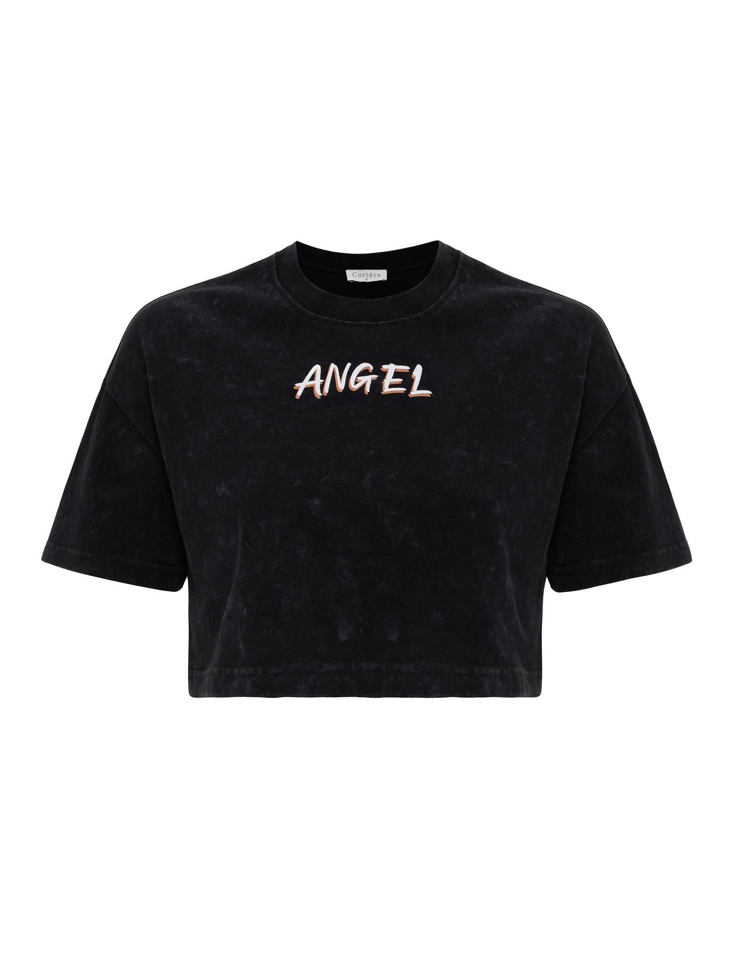 Cortera Tricou Kesia  bej / negru / alb