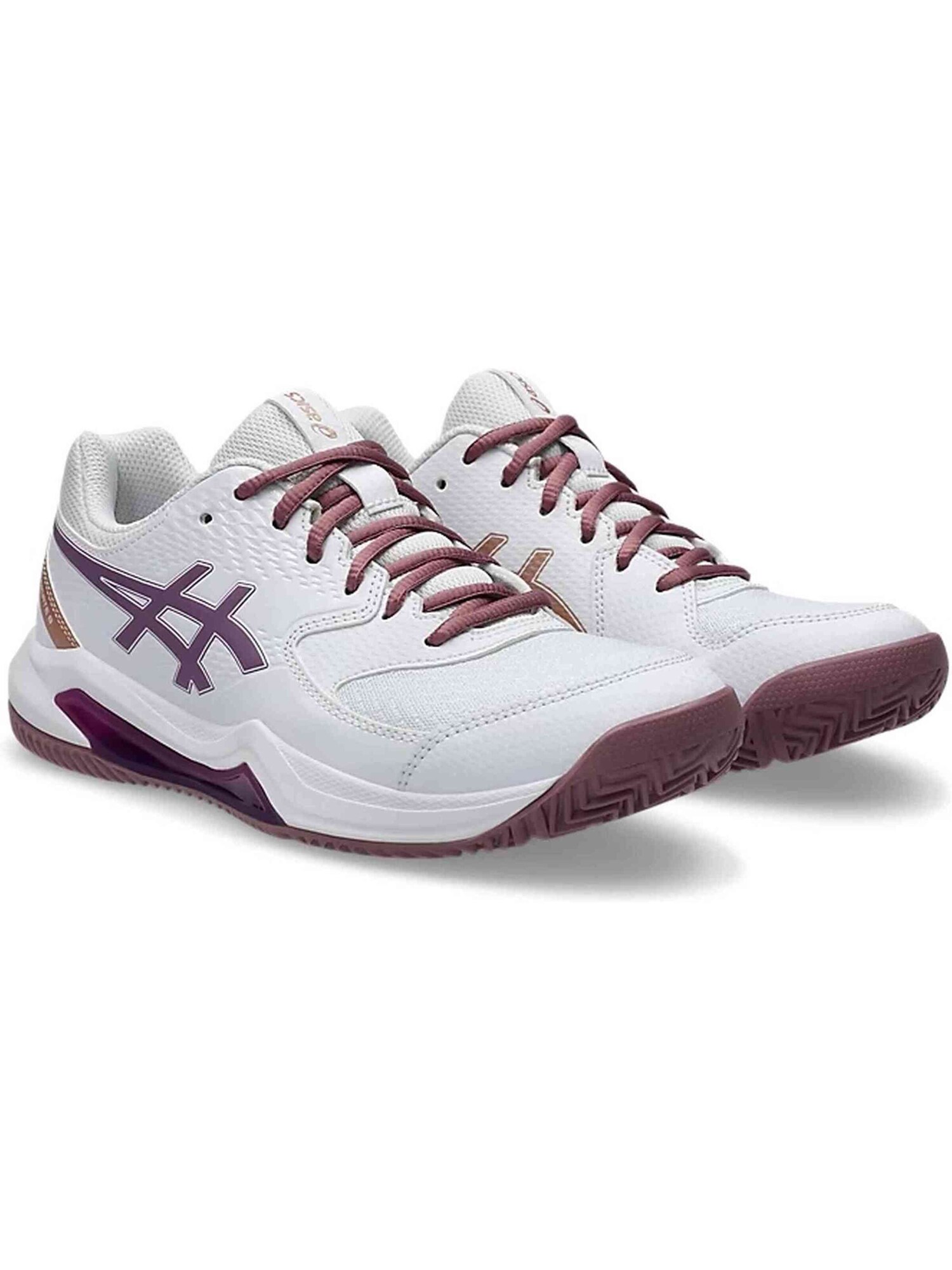 Asics Gel Dedicate 8 Padel Blanco-lila para Mujer Blanco