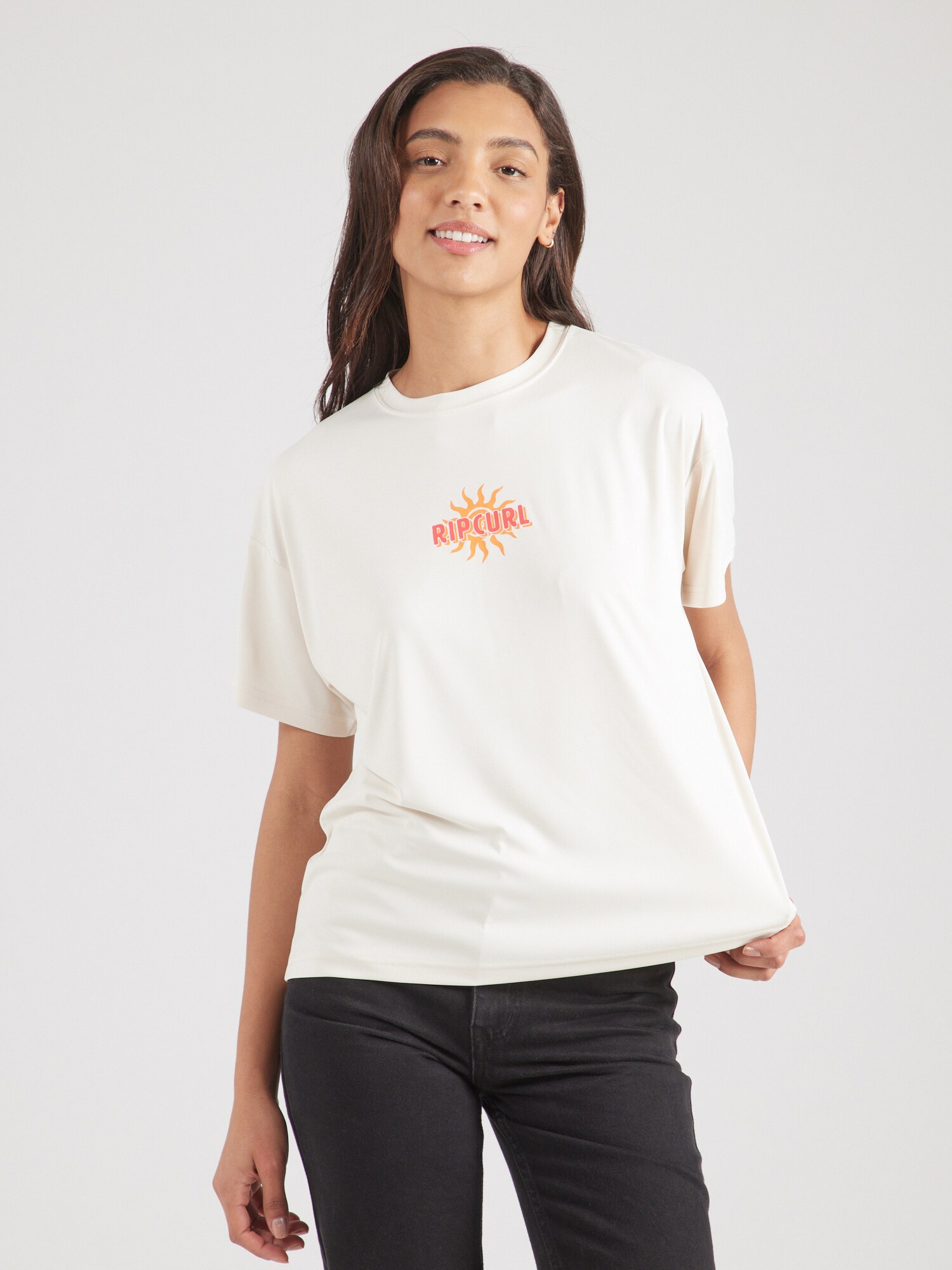 RIP CURL Póló 'CALA VADELLA SURFLITE'  sárga / narancs / piros / fehér termék 2. képe