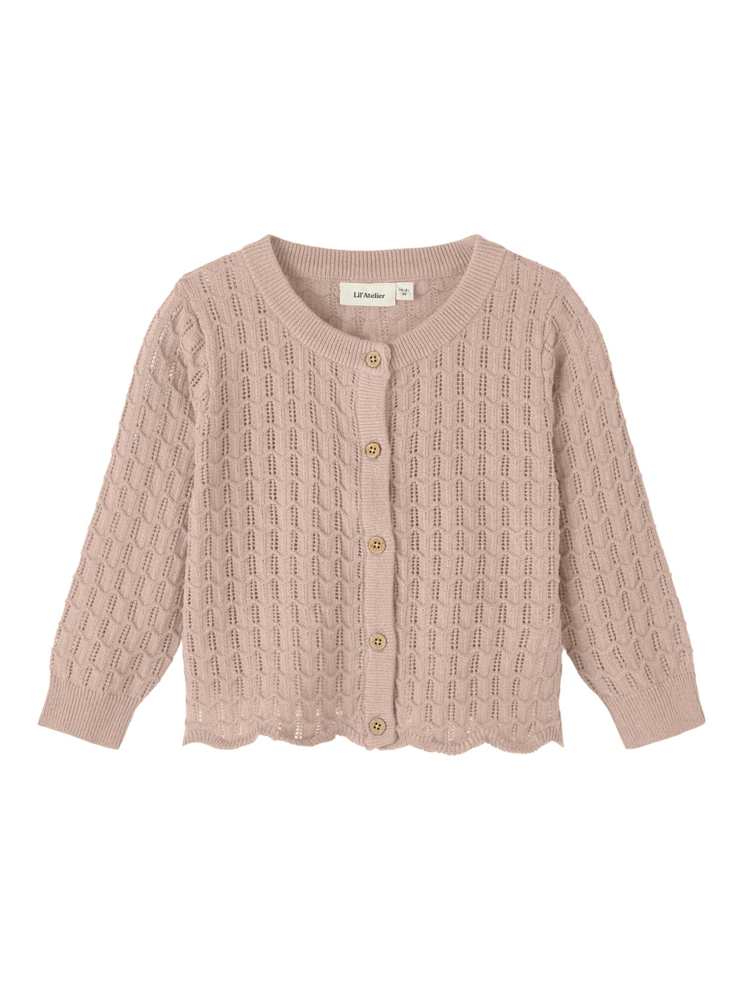 Lil ' Atelier Kids Kardigán 'DIJA'  staroružová